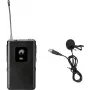 Lavalier mikrofón Omnitronic UHF-E Series 828,6 MHz, pripínací mikrofón, guľová kapsula