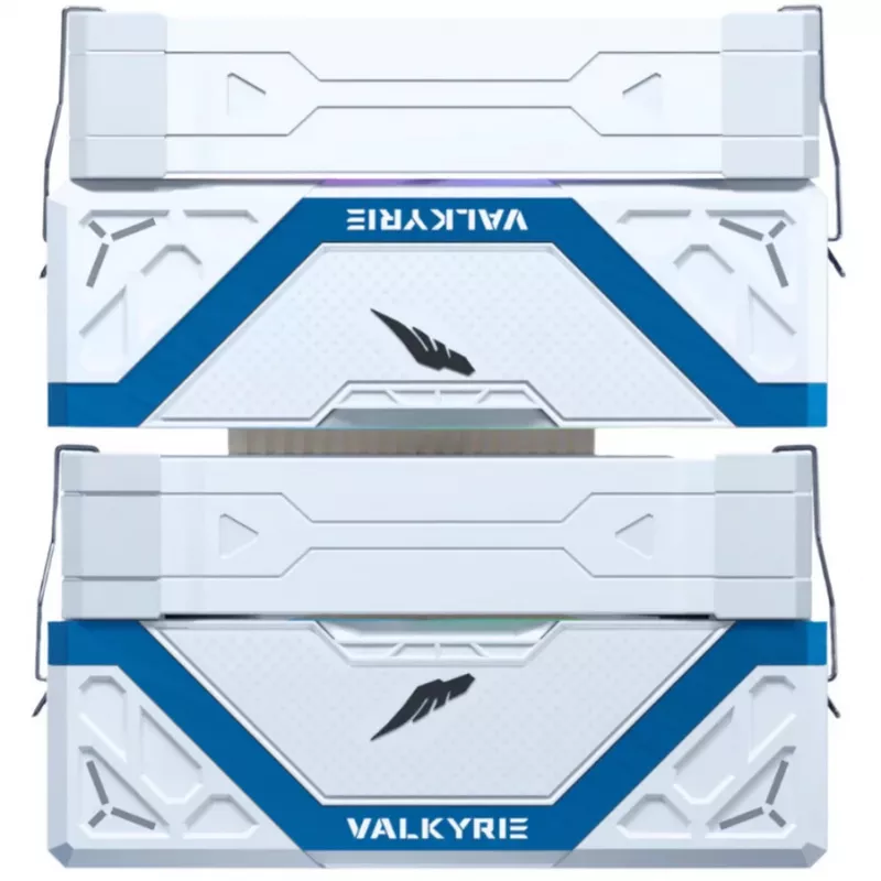 CPU chladič Valkyrie Vind DL125 biely od Valkyrie — model VK-AIRDL125W, ľahký a odolný dizajn