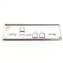Super Micro Supermicro – kryt systémového I/O – pre SUPERMICRO X10SLA-F (MCP-260-00073-0N)