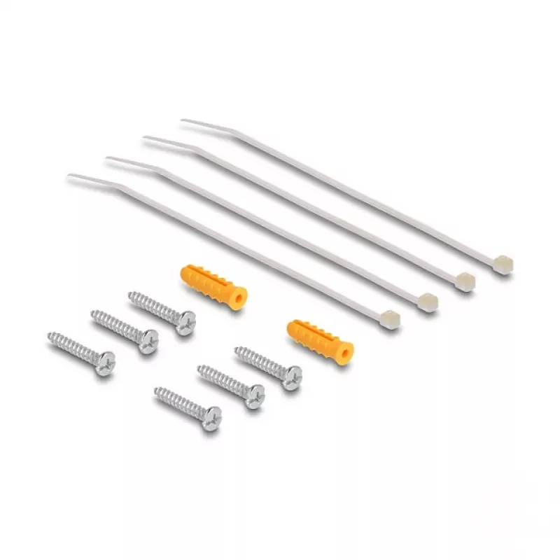 DeLOCK 67054 Keystone nástenná krabica, 6-port, biela