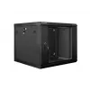 Nástenné puzdro LANBERG 9U 19 palcov WF01-6609-10B, 600×600×507 mm, 60 kg, IP20, čierne