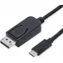 Videokábel adaptér ROLINE 11.04.5837 3 m DisplayPort USB Type-C čierny