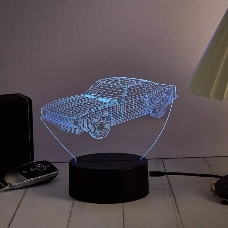LED dekoratívna lampa do vozidla MANTA SNL121RGB RGB 3D svetlo pre autá a motocykle