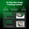 Otvorená mačacia toaletná miska PETKIT Purobot Max Pro — biela, 657×538×603 mm, 12-V adaptér