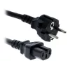 Napájací kábel čierny 2.5 m Cisco CAB-TA-EU= CEE7/7 C15-konektor samica