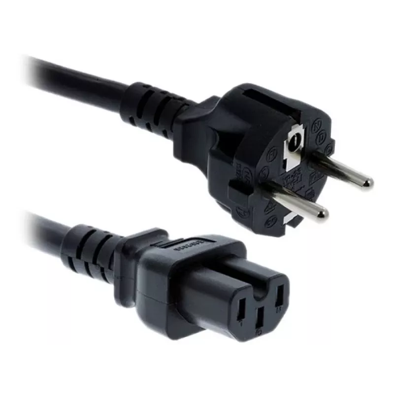 Napájací kábel čierny 2.5 m Cisco CAB-TA-EU= CEE7/7 C15-konektor samica