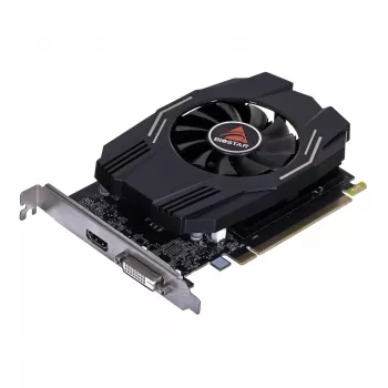 Grafická karta BIOSTAR GeForce GT 1030 — 4 GB GDDR4, 64-bit, PCIe x16 4.0, aktívne chladenie, DVI-D + HDMI