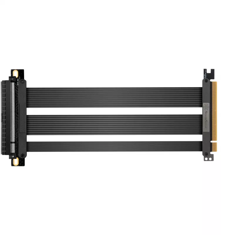 Riser kábel SilverStone SST-RC05-220 PCIe 4.0 x16, 22 cm, čierna