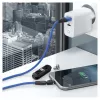 USB kábel RealPower MagneticCharge3 2 m USB A modrý