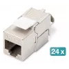 Digitus modulárny patch panel 24-port DN-91410-24 RJ-45 Cat6a sivý