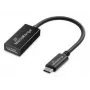 USB Type-C na DisplayPort audio a video konvertor MediaRange MRCS235, 20 cm kábel, čierny