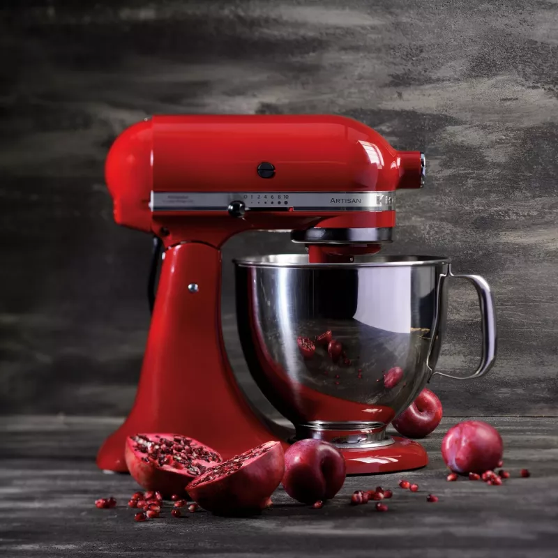 KitchenAid Artisan 5ksm125 stojanový mixér 300 W červený