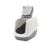 SAVIC Nestor bielo-sivá - WC pre mačky s krytom - 56x39x38,5 cm - 1 kus