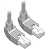 Sieťový kábel DeLOCK 83513 RJ-45 Cat6a 0,5 m sivý
