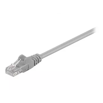 Wentronic Goobay - patch kábel - RJ-45 (M) na RJ-45 (M) - 25,0 m - UTP - CAT 5e - tvarovaný - sivá (95635)