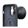 ShiftCam AC-CA-14PR-CH-EF ochranné puzdro s uchytením objektívu pre iPhone 14 Pro, MagSafe, charcoal