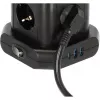 Zásuvková veža Brennenstuhl 1153560010 — 8 zásuviek, 2×USB-A, 1×USB-C, čierna