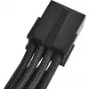 SilverStone SST-PP07-PCIB predlžovací kábel PCIe 8-pin na PCIe 6+2-pin, 25 cm, čierny