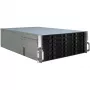 Serverová skriňa Inter-Tech 4U-4424 rack čierna, strieborná