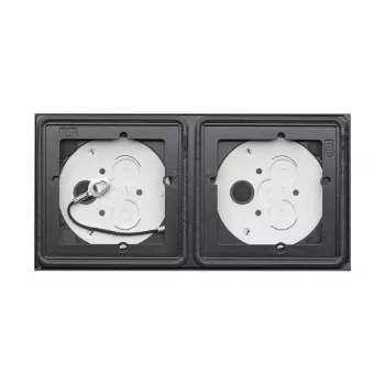Nadomietkové puzdro GIRA 5502910 pre domové telefóny, antracit, 213×25,4×106,5 mm
