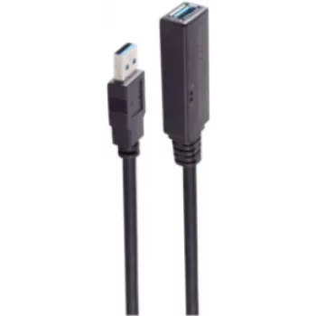 USB kábel ShiverPeaks BS13-39095 20 m USB A čierny 5 Mbit/s