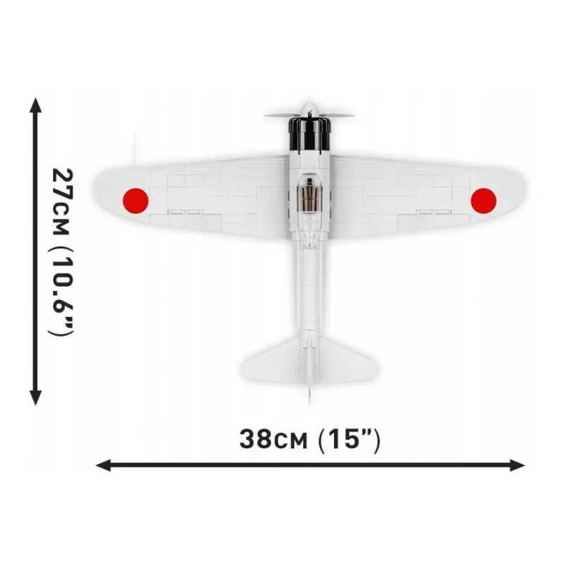 Stavebnica Cobi Mitsubishi A6M2 „Zero-Sen“ — 347 dielov, odporúčaný vek 3+