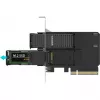 PCIe adaptérová karta icybox MB312M4P-B — 2× M.2 NVMe na PCIe 4.0 x8 (bifurkácia)