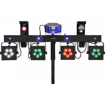 LED svetelná sada EUROLITE KLS Scan Pro Next FX kompaktný dizajn RGBW