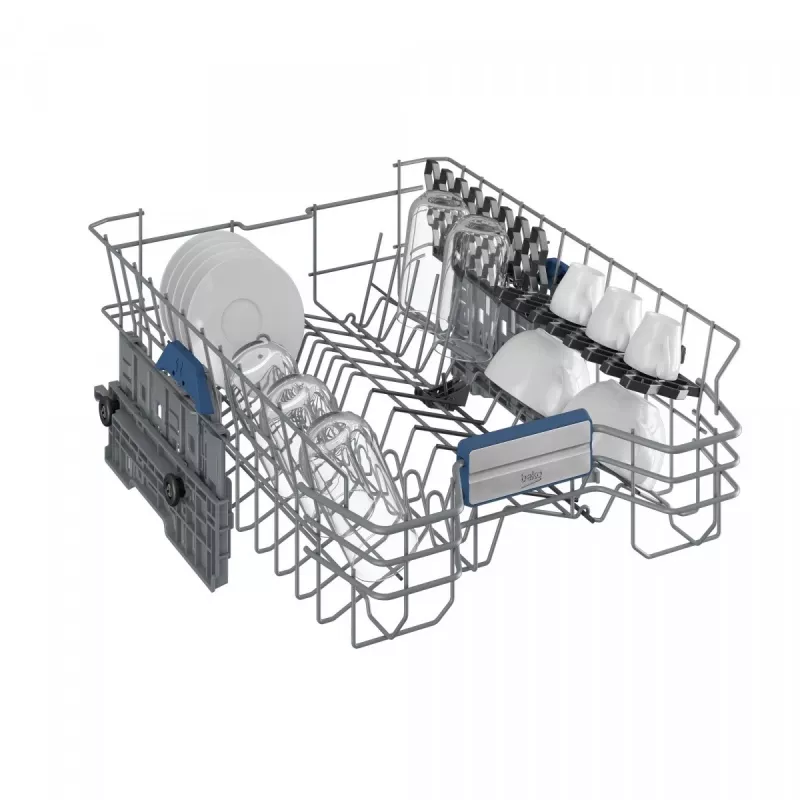 Voľne stojaca umývačka riadu BEKO BDFS26123AQ, 45 cm, 10 jedálenských súprav, 49 dB, antracit