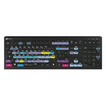 Klávesnica Logickeyboard ASTRA 2 USB AZERTY English čierna