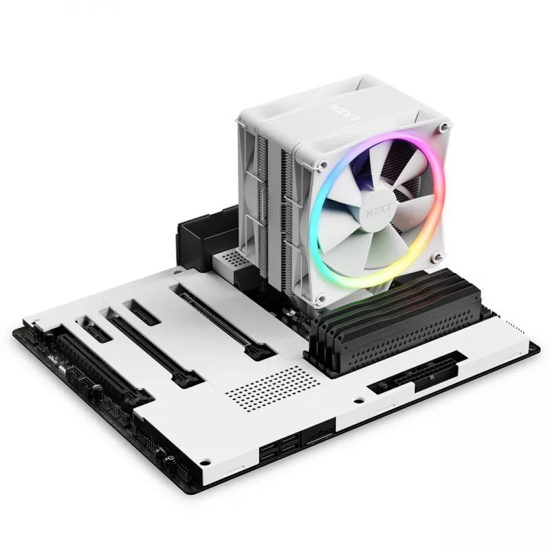 NZXT T120 RGB procesorový vzduchový chladič 12 cm biely 1 ks