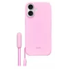 Puzdro s kickstand pre iPhone 17 Apple Beats s MagSafe a ovládaním kamery, Pebble Pink, PC & mikrovlákno