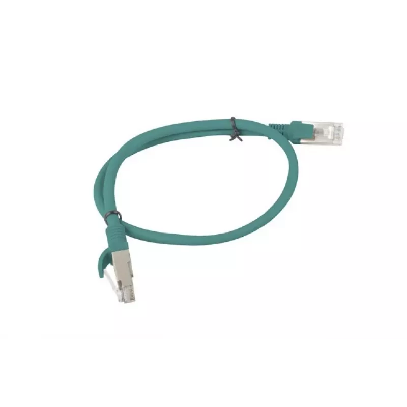 Lanberg PCU6-20CC-0050-G Prepojovací kábel Cat6 U/UTP, 0,5 m, zelený, 10 ks