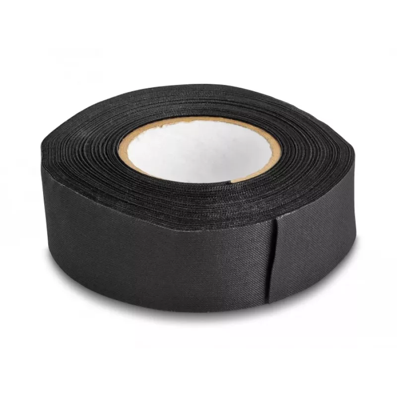 DeLOCK textilná páska 25 m x 25 mm trhacia samolepiaca čierna
