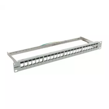 Keystone, modulový nosič, 48,30cm (19) patch panel pre 24xTP moduly, 1HE, svetlo (S216321)