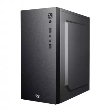 Počítačová skriňa Sbox PCC-12 MicroATX čierna