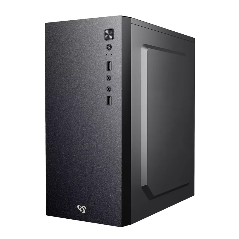 Počítačová skriňa Sbox PCC-12 MicroATX čierna