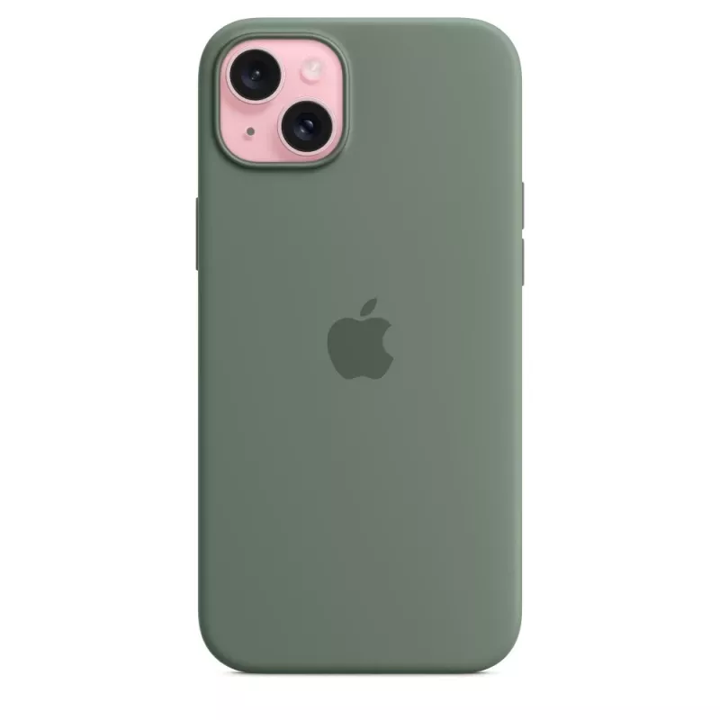 Apple iPhone 15 Plus silikónové puzdro s MagSafe - Cypress