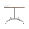 Doska počítačového stola Leitz 65360001 štvorcová hliník biela 600x800x750mm
