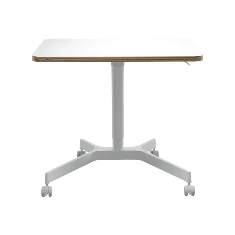 Doska počítačového stola Leitz 65360001 štvorcová hliník biela 600x800x750mm