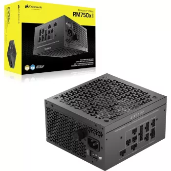Napájací zdroj CORSAIR RMx Shift RM750x 750 W ATX 24-Pin 80 PLUS Gold, čierna, 140 mm ventilátor