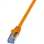 Sieťový kábel LogiLink Cat6a S/FTP RJ-45 5 m oranžový