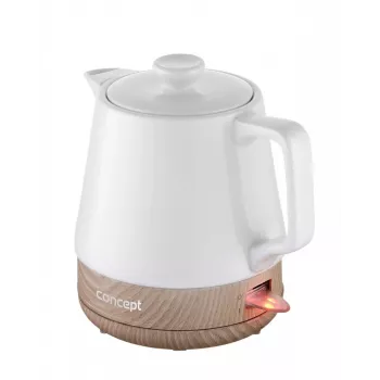 Keramická rýchlovarná kanvica Concept RK0060 1,0 l biela