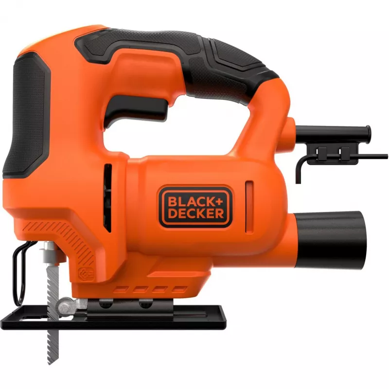 Priamočiara píla Black & Decker BES602 – 400 W, oranžovo-čierna ručná priamočiara píla