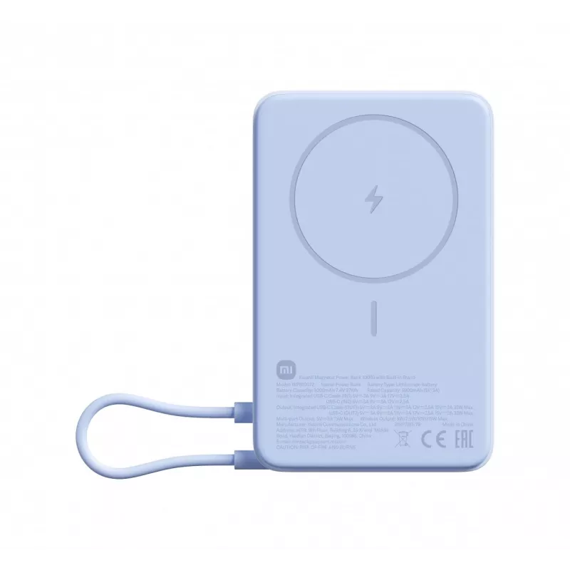 Xiaomi Power Bank 33W Magnetic 10000mAh, modrá (BHR08PCGL)