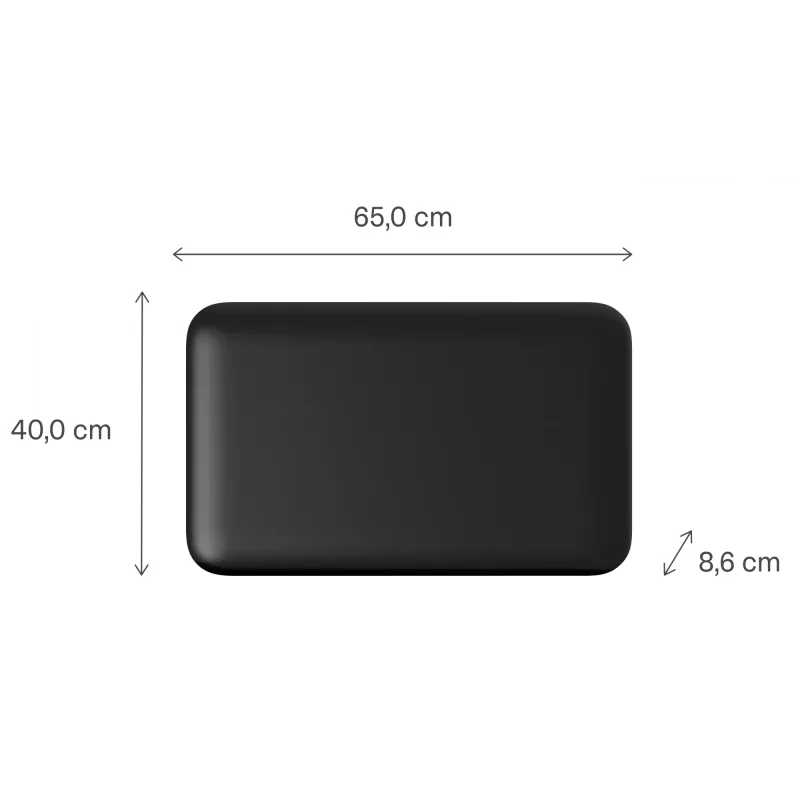Mill Invisible Smart WiFi panelový ohrievač | PA700WIFI4B | panelový ohrievač | 700 W | pre miestnosti do 9-12 m² | čierna | IPX4