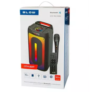 Bluetooth reproduktor CityLIGHT + diaľkový ovládač + mikrofón