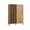 KAMARO 2DD štíhla/GŁ dub ARTISAN VITRÍNA