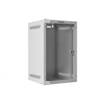 Nástenná skriňa LANBERG WF10-2309-10S 9U, 280×310×469 mm, nosnosť 20 kg, sivá