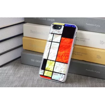 Ochranné puzdro iKins pre Apple iPhone 8 / 7 Mondrian biela